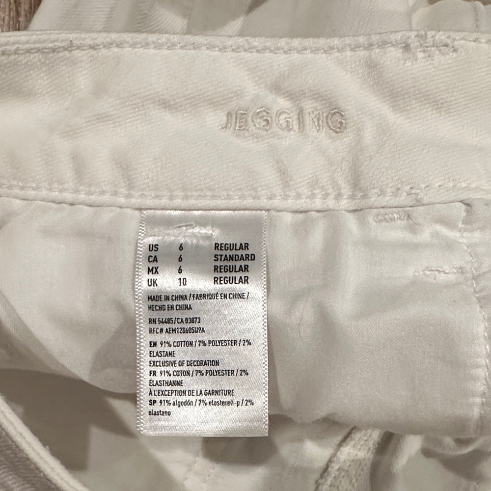American Eagle Outfitters White Skinny Jeans - Picture 4 of 4